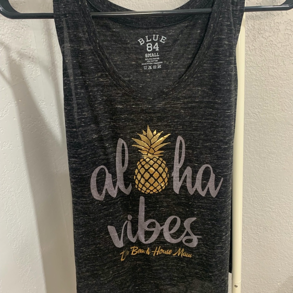 Aloha Vibes Hawaii Soft Tank-Top, Size Small